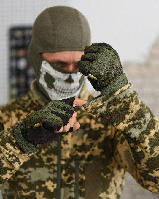 Кофта флиска мужская пиксель на змейке Одесса - изображение 9