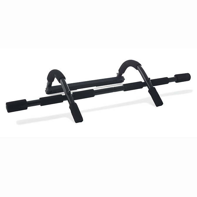 Турнік дверний багатофункціональний PowerPlay 4129 Pull Up Pro Black Каменское - изображение 5