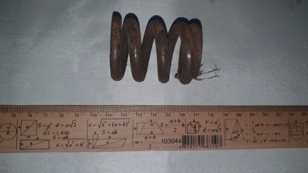 Пружина стиснення 39х50х7 мм. СССР. Харків - фото 1