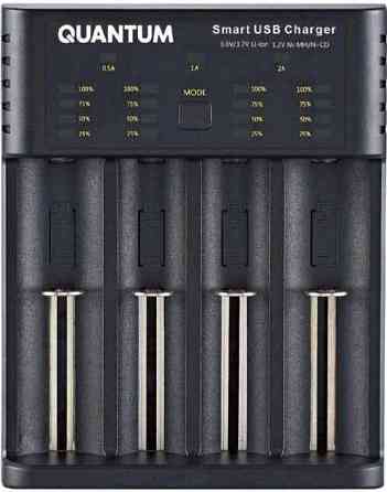 QM-BC4040 Зарядний пристрій Quantum QM-BC4040 універсальний 4 slot (USB) Рівне