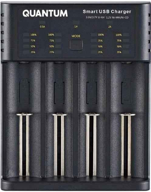 QM-BC4040 Зарядний пристрій Quantum QM-BC4040 універсальний 4 slot (USB) Рівне - фото 1