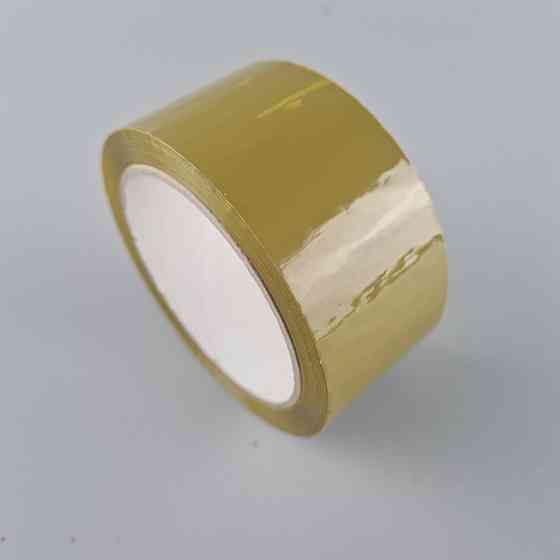 Упаковочный скотч Тёмно Желтый 38мк 45мм 80метров  