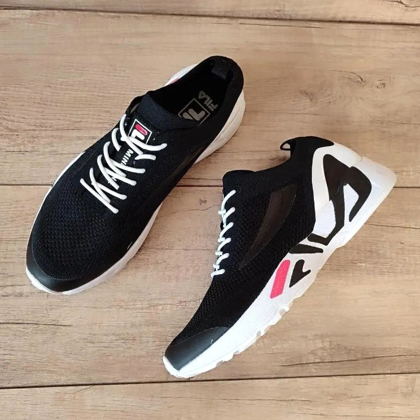 Кросівки FILA Чорні Чоловічі Філа Тканинні Літні для бігу (розміри: 41,42,43,44,45) Дніпро - фото 4