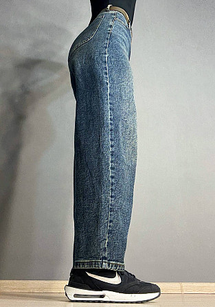 Джинсы женские Vanver 8206 skater jeans широкие с ремнем синие, синий, 27, 27, 74 см, 103 см Одесса - изображение 10