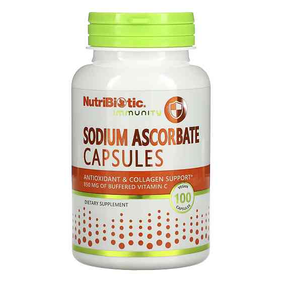 Аскорбат натрия (Витамин С) Nutribiotic Sodium Ascorbate 100 caps Киев