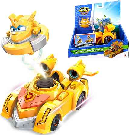Ігровий набір Super Wings Spinning Vehicle Золотий Хлопчик (Golden Boy) Київ
