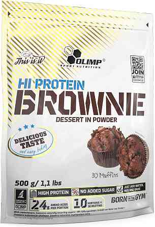 Брауни Olimp Hi Protein Brownie 500 г, Chocolate Луцк