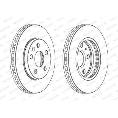 Тормозной диск FERODO DDF1721C Винница