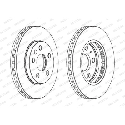 Тормозной диск FERODO DDF1721C Винница - изображение 1