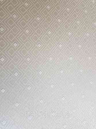 Текстильні шпалери на флізеліновій основі Cador Rasch Textil 086620 ромби геометрія абстракція молочні бежеві Київ