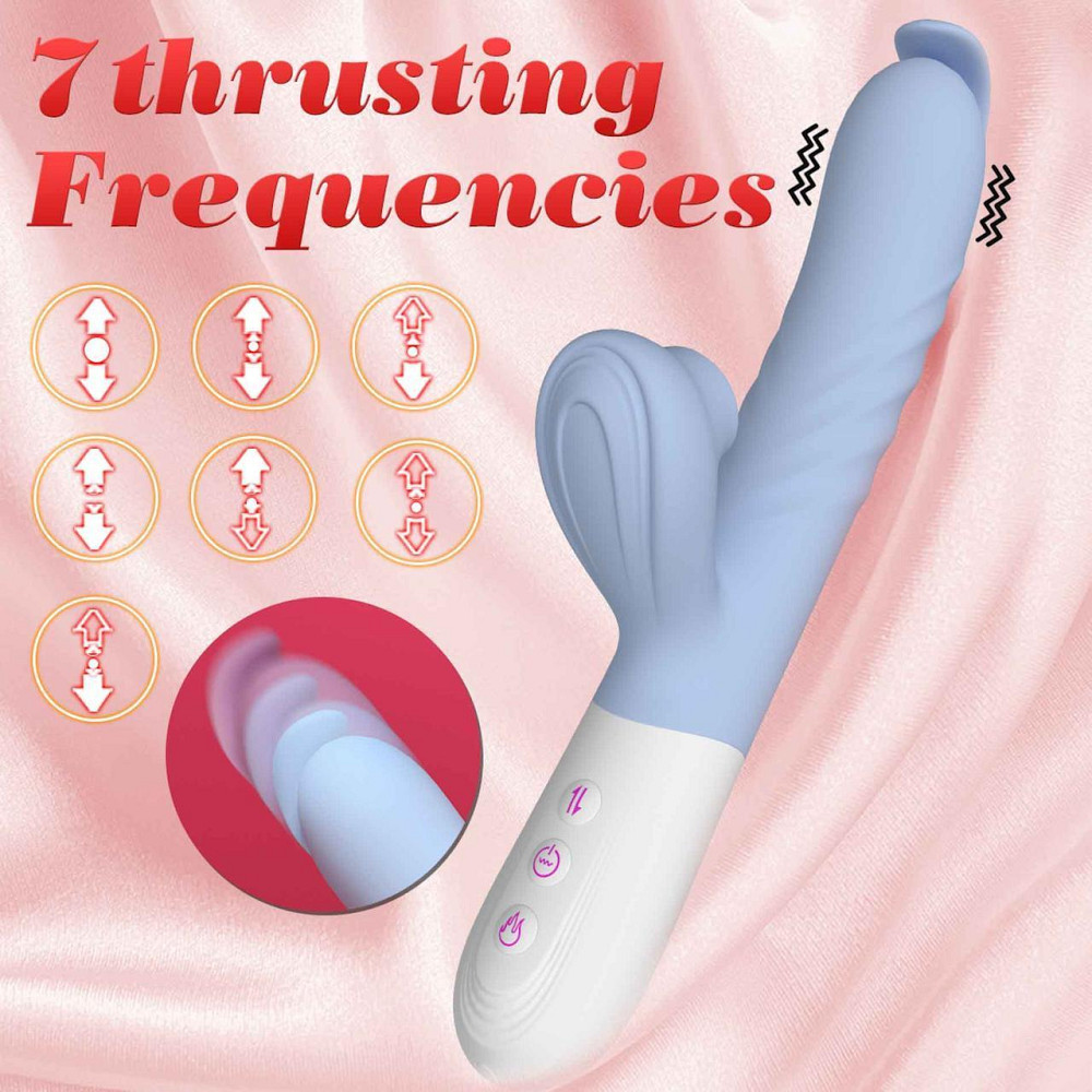 Вібратор B-Series Fox Silicone – 7 режимів, рухлива кінцівка та підігрів Sex Aura Київ - фото 6