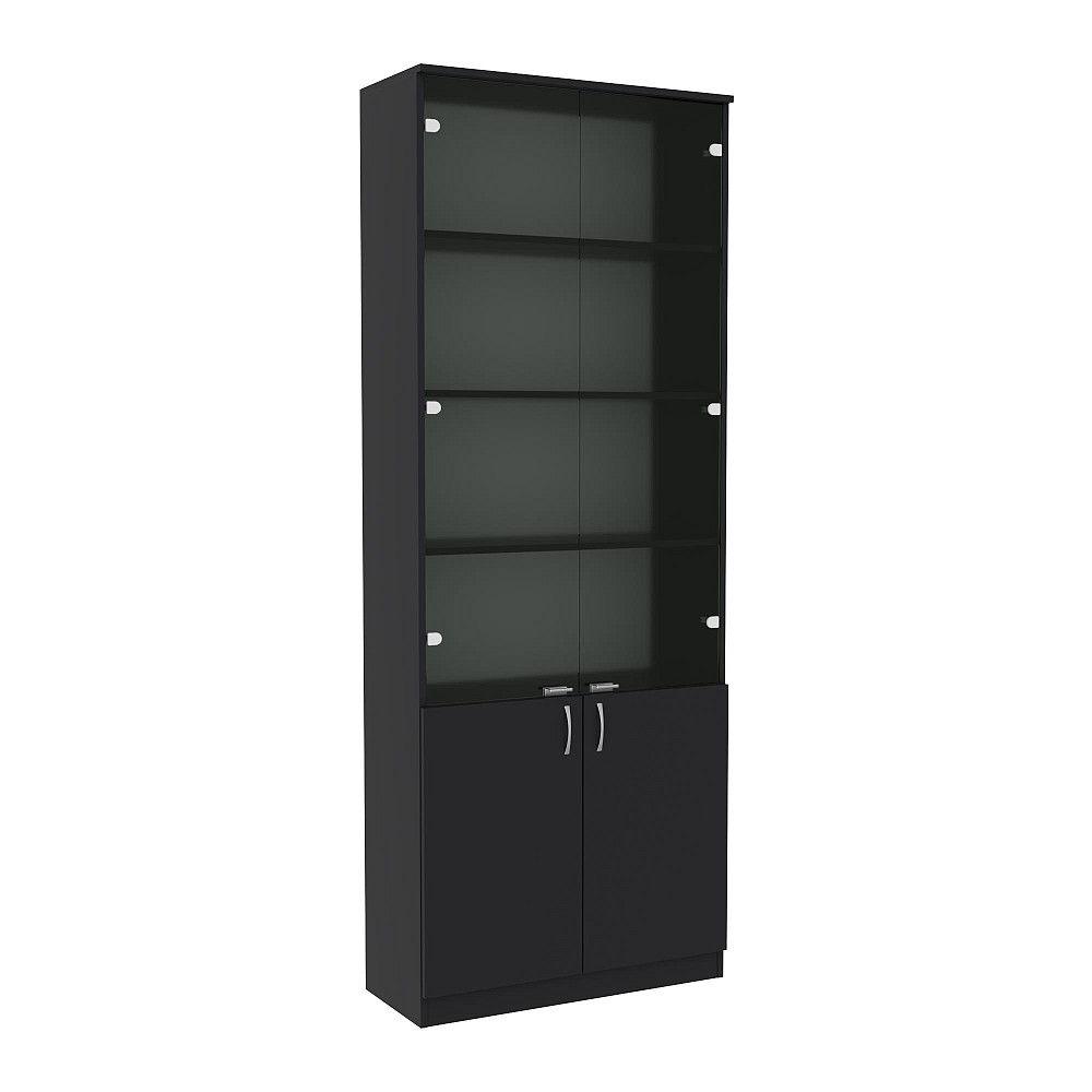 Шкаф офисный ОШС-1, Антрацит, 800/340/2100 Львов - изображение 1