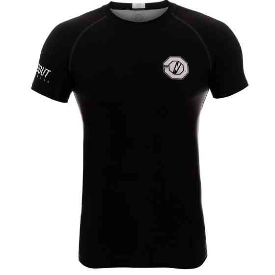 Футболка чоловіча стрейч Poundout Gear BASE black SUB-SKIN tech, XXL Луцьк