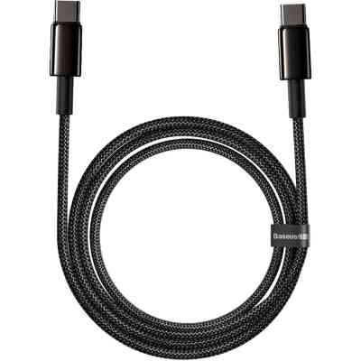 Дата кабель USB-C to USB-C 2.0m 100W black Baseus (CATWJ-A01) Вінниця