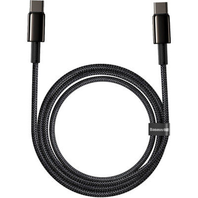 Дата кабель USB-C to USB-C 2.0m 100W black Baseus (CATWJ-A01) Вінниця - фото 2