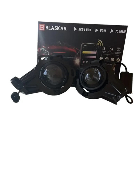 Комплект протитуманних LED фар BL Nissan Juke (2010-2019) 6000K 80W 12V ПТФ FOG управління з телефону Харків - фото 1