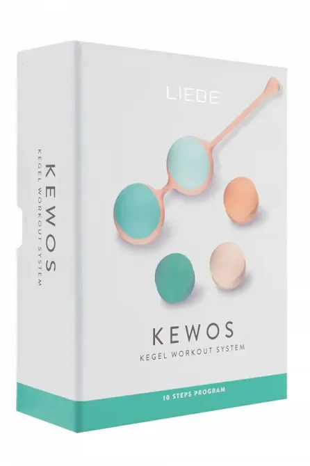 Вагінальні кульки Liebe Kewos — Peach/Mint, 5 кульок у комплекті, 15, 25, 35, 45 та 55 г Львів - фото 5
