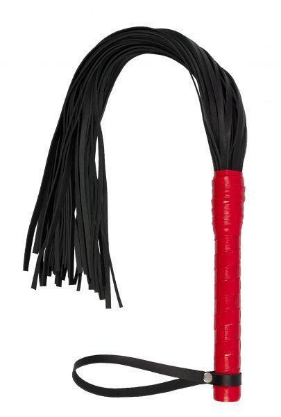 Флогер Premium Leather Flogger Red Sex Aura Київ - фото 1