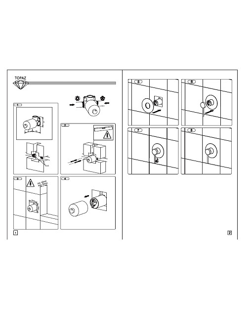 Змішувач для душу вбудований  TOPAZ LOFT TLF 32705-H75-C Луцк - изображение 5