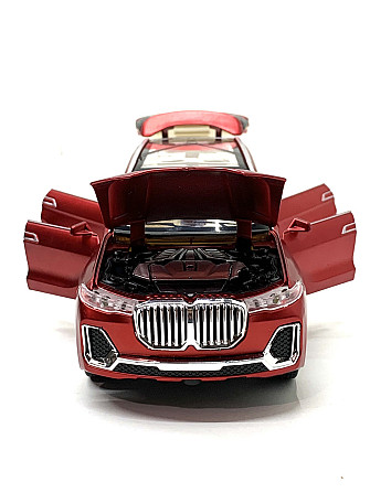 Машинка TK Union Group BMW X7 1:24 звук світло інерція рухомі елементи Червона (GT-05545) Чернігів - фото 8