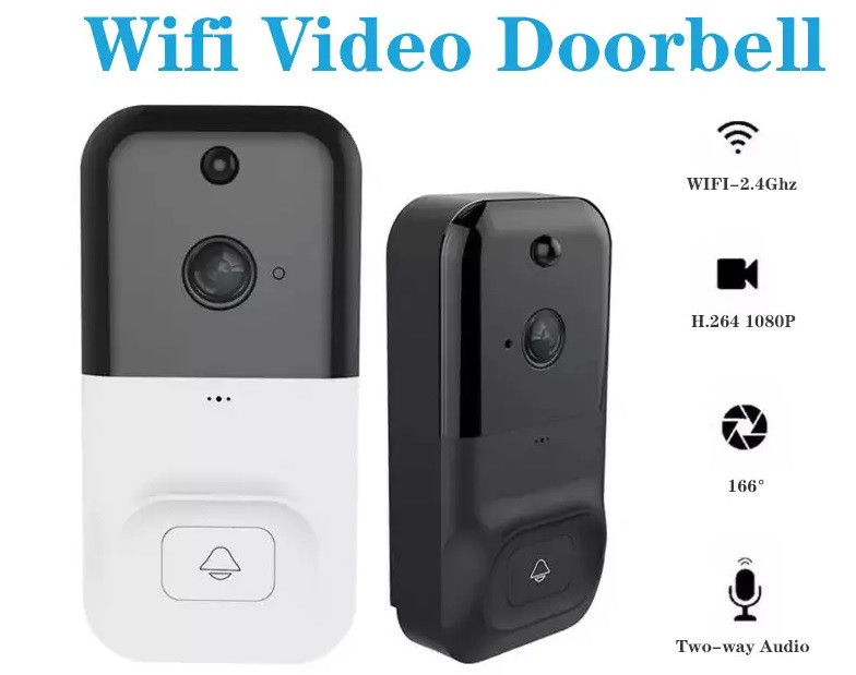 Домофон SMART DOORBELL wifi, беспроводной домофон, видеодомофон, камера наблюдения / 3*18650 / 3268 Днепр - изображение 2
