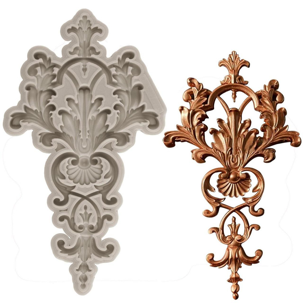 Молд силиконовый Абстракция 204 на 116 мм серый Киев - изображение 1