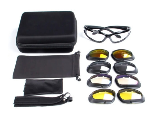 Тактичні захисні окуляри Daisy С5 17-0 (4 змінні лінзи) Київ - фото 4