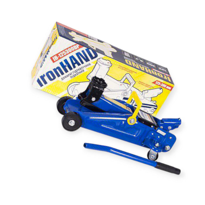 Домкрат гідравлічний підкатний 2 т, 125-300 мм, 6,3 кг (коробка) Мукачево - фото 1