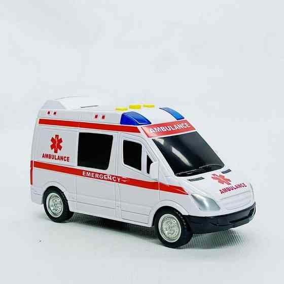 Дитяча автомодель "Швидка допомога" 7994, 17х7 см, звукові та світлові ефекти Вінниця