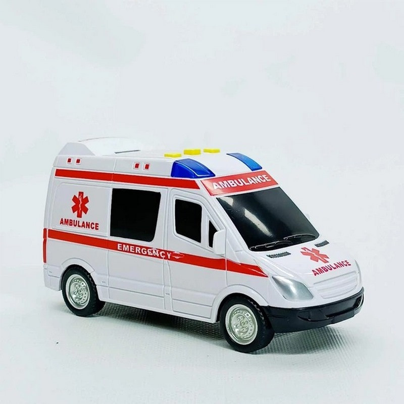 Дитяча автомодель "Швидка допомога" 7994, 17х7 см, звукові та світлові ефекти Вінниця - фото 4