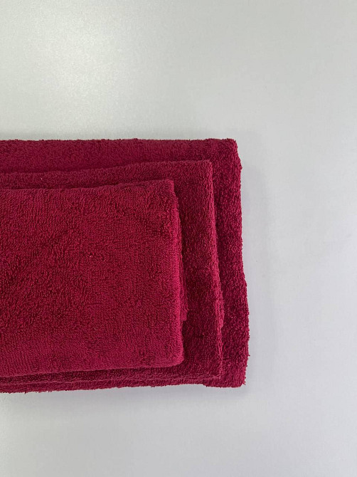 Махровое полотенце Ideal Textile 70х140 см однотонное (56860538) бордовий Черновцы - изображение 7