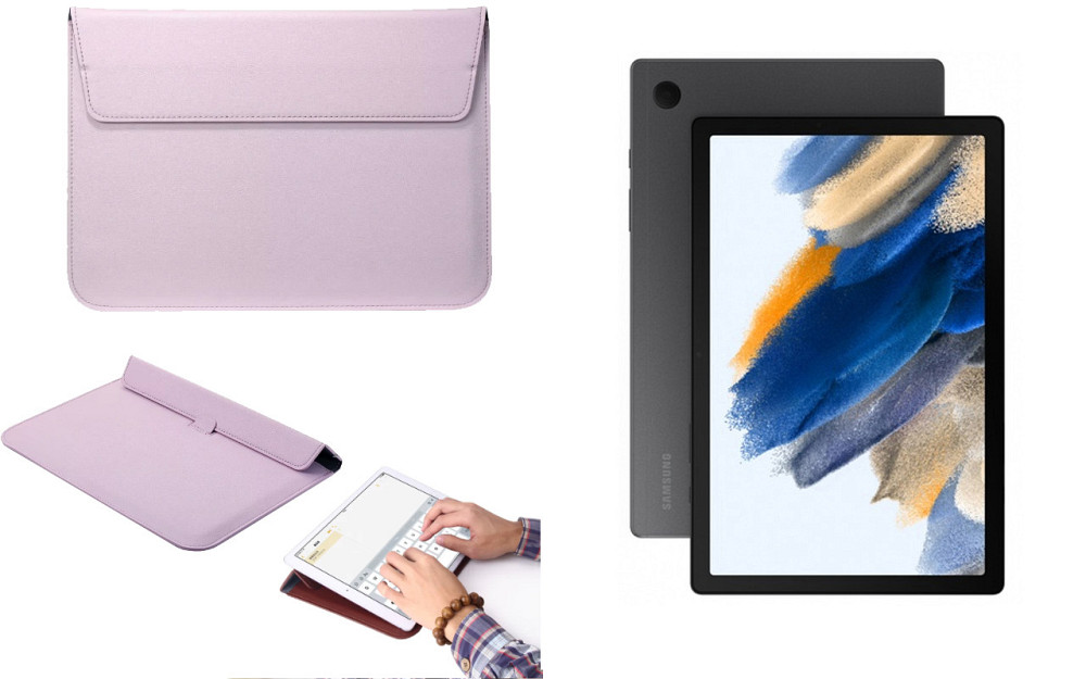 Чохол-конверт VitoCase для Samsung Galaxy Tab A8 10.5 (X200), з функцією підставки для планшета Фіолетовий Київ - фото 1