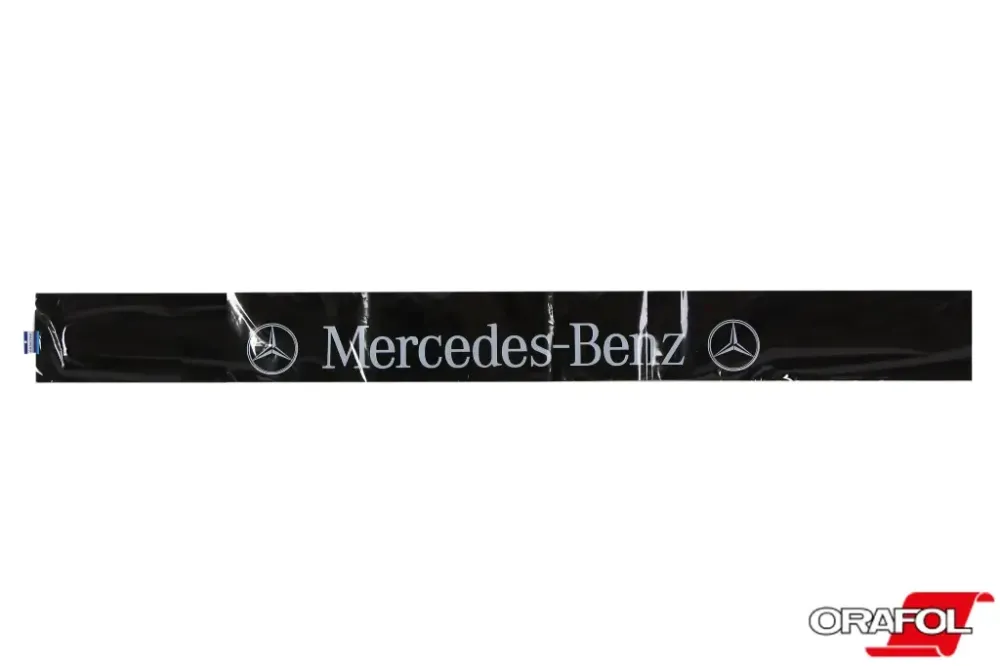 Наклейка на лобове скло 20*200см Mercedes-Benz чорна Автограф Вінниця - фото 1