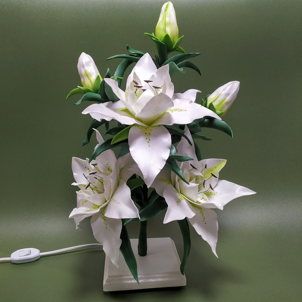 Світильник-нічник "Біла королева" Дніпро - фото 1