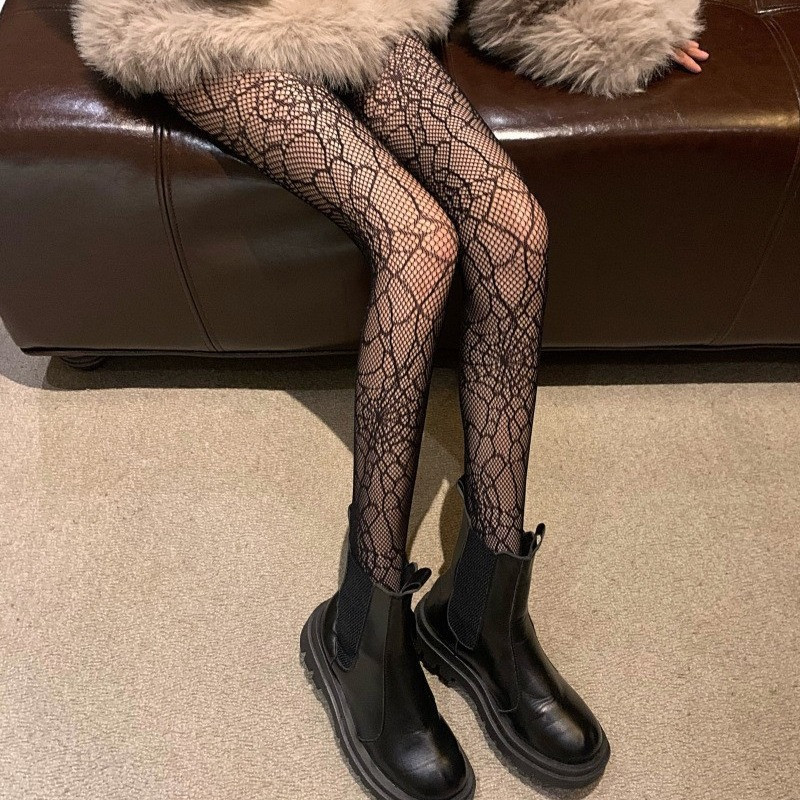 Колготи павутина сітка one size чорний Київ - фото 7