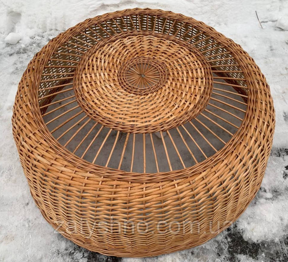 Люстра з лози кавова Київ - фото 1