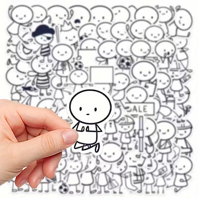 Набір милих наклейок з персонажами – 66 шт для декору Київ - фото 3