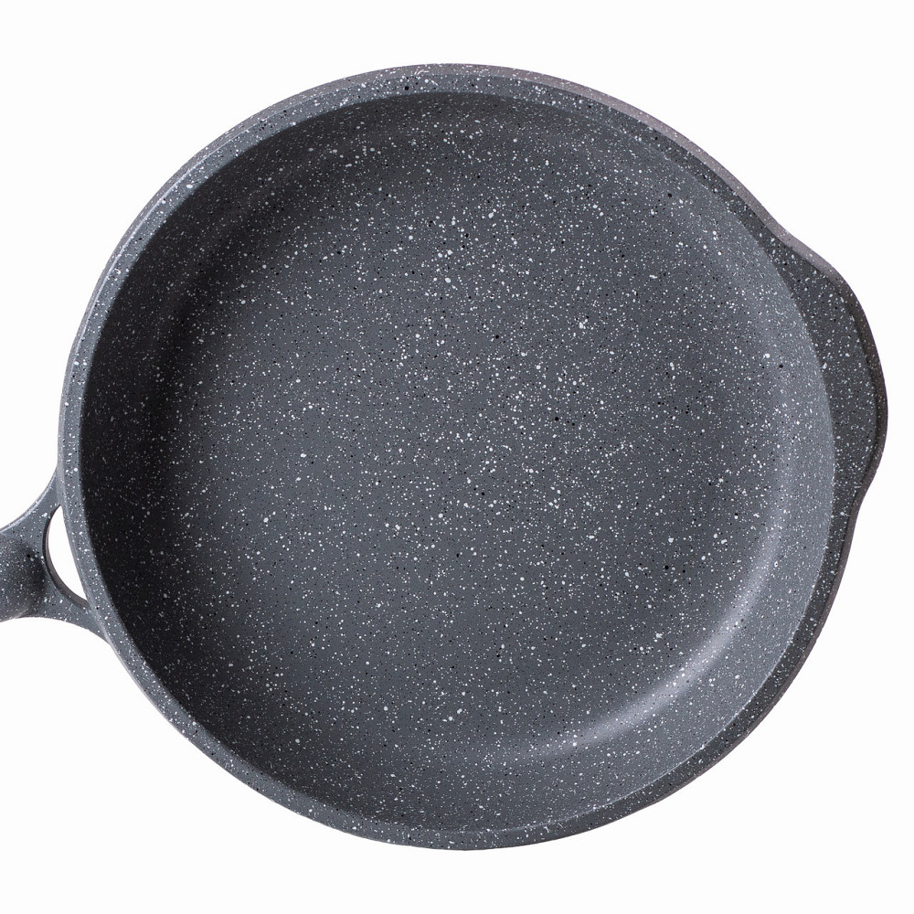 Сковорода с мраморным покрытием 26 см, 2,2 л, серый Киев - изображение 1