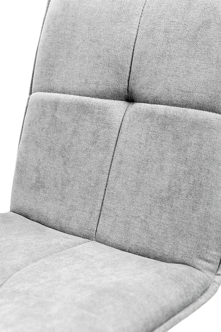 Стілець Тетріс, метал білий/ тканина світло сіра Киев - изображение 3