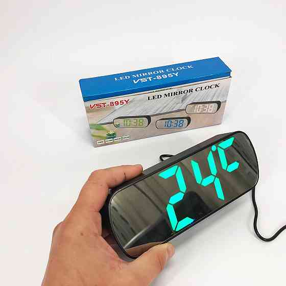 Часы светодиодные настольные хорошие, Электронные часы со встроенным дисплеем настольные классные EA-58 Ивано-Франковск