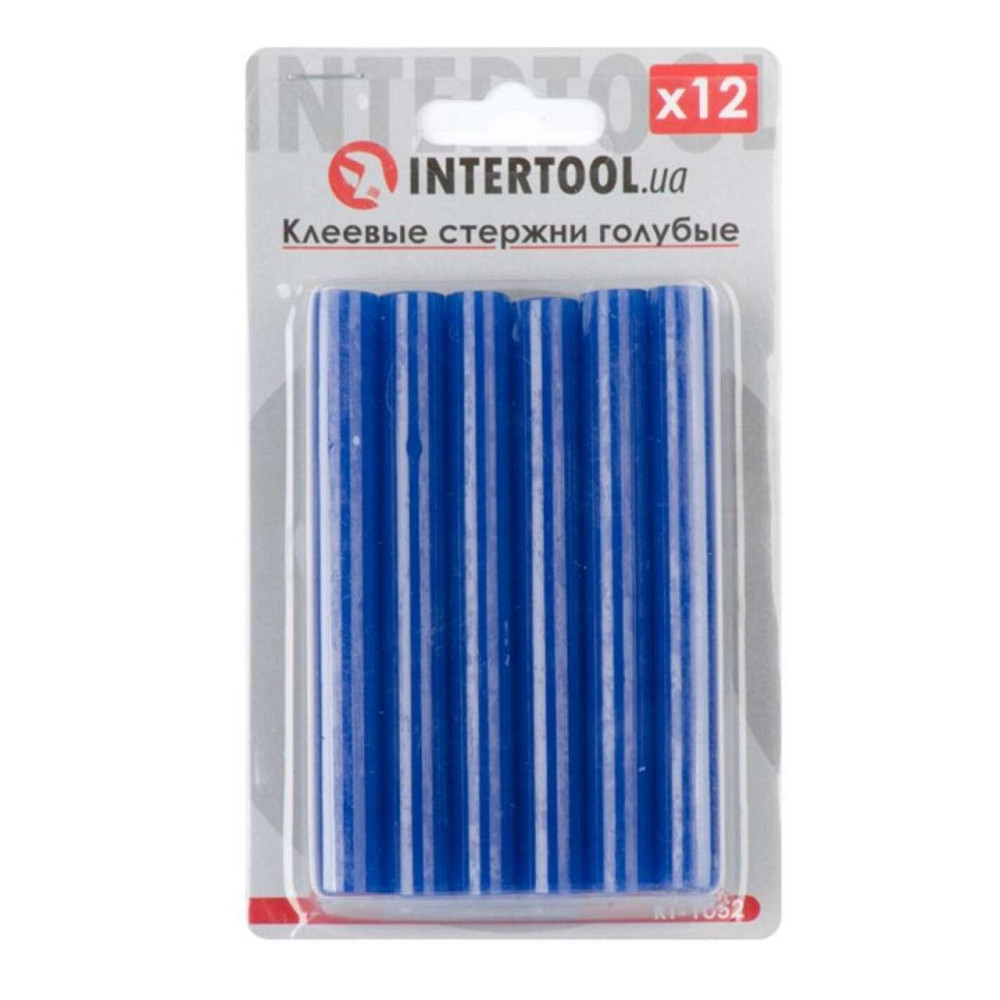 Комплект стрижнів блакитних клейових 11,2 мм*100 мм, 12 шт. Мукачево - фото 1