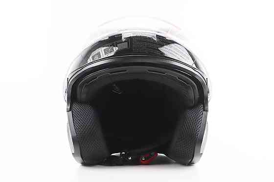 Шолом відкритий+відкидні окуляри BLD-708 S (55-56см), ЧОРНИЙ глянець Киев