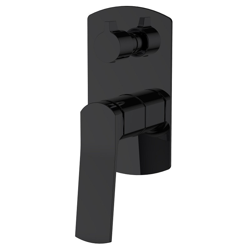 Змішувач прихованого монтажу VOLLE SOLO de la noche на 2 споживачі чорний Київ - фото 1