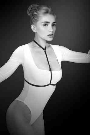 Портупея на грудь Bijoux Pour Toi - PAMELA, эластичный полиэстер Sex Aura Киев