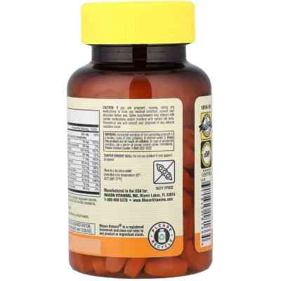 Витаминно-минеральный комплекс Mason Natural Мультивитамины и мультиминералы, Vitatrum Complete, 150 каплет (MAV-18166) Вінниця