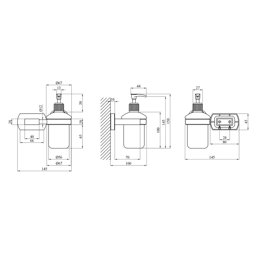 Дозатор для моющего средства Kroner KRP Graz - C95612 Киев - изображение 2