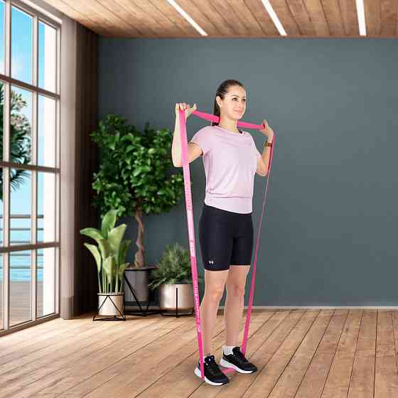 Лента-эспандер для упражнений inSPORTline Rand Light розовая Киев