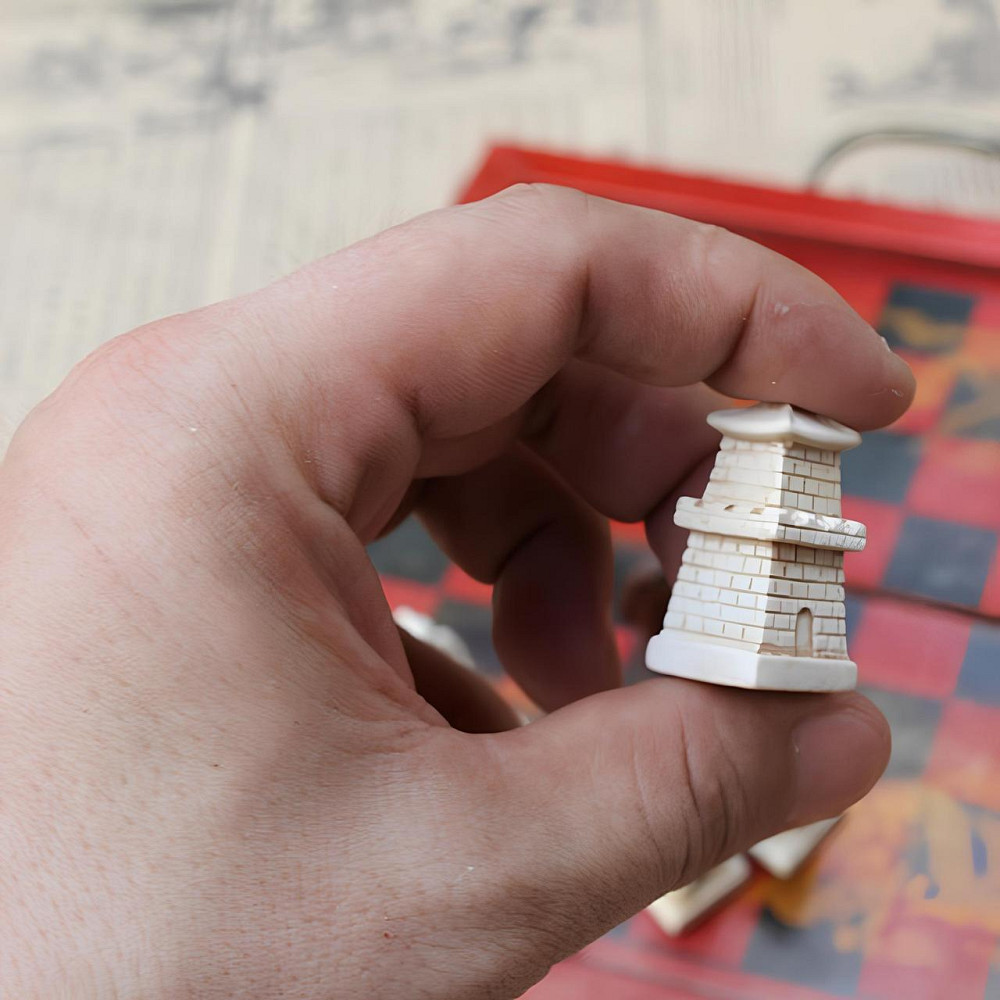 Шахи у китайському стилі RESTEQ — дерев’яна шахова дошка 21×21 см з фігурами Київ - фото 8