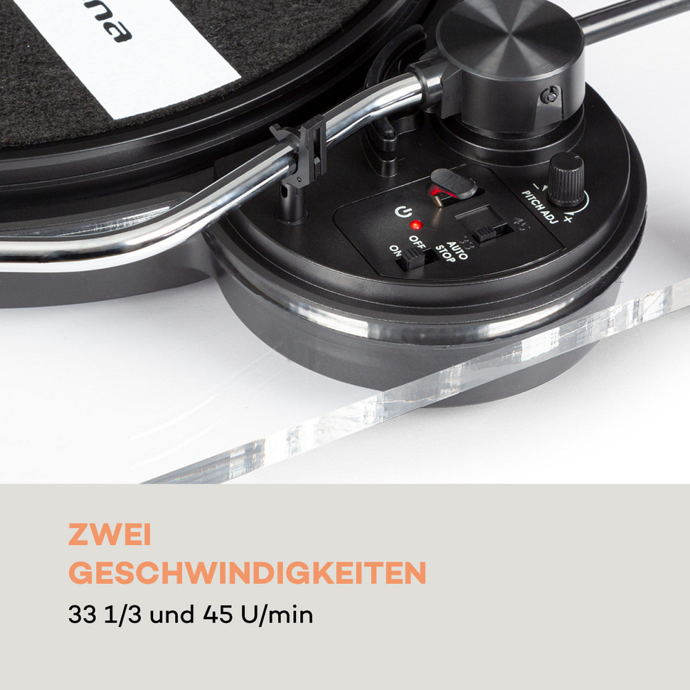 Проигрыватель Pureness акрил 33 1/3 + предусилитель 45 об/мин прозрачный (Германия, читать описание) Ровно - изображение 7