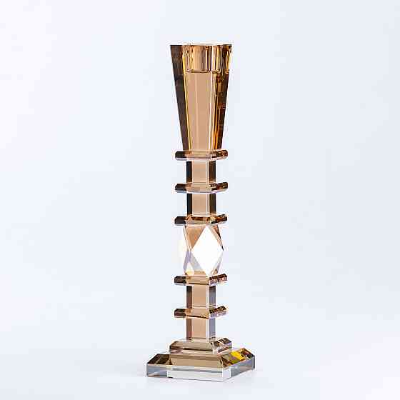 Свічник скляний 27.5 (см) високий класичний HP36555L Київ